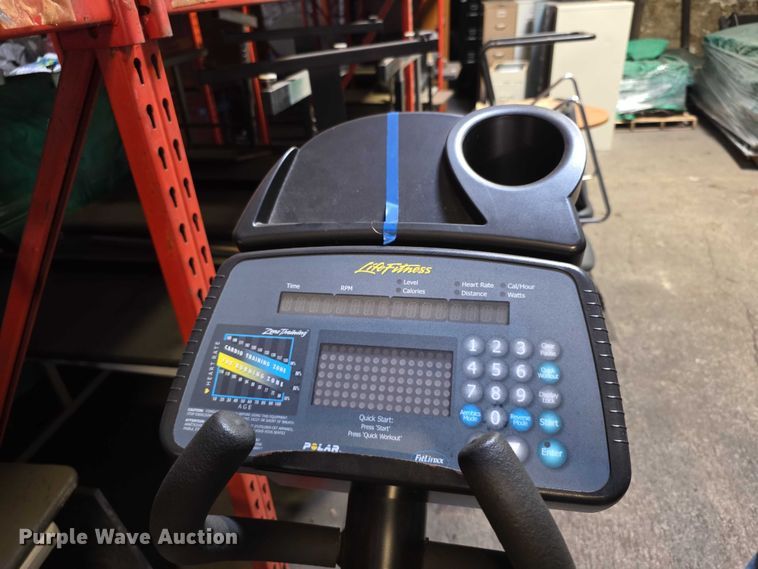 image for item DZ6380 (4) Life Cycle 9500HR elliptical bikes