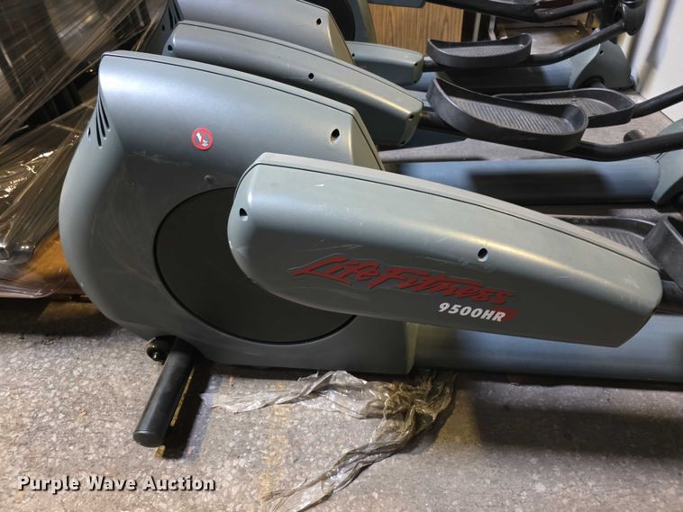 image for item DZ6380 (4) Life Cycle 9500HR elliptical bikes