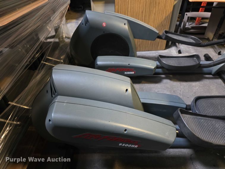 image for item DZ6380 (4) Life Cycle 9500HR elliptical bikes