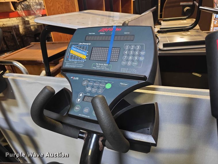 image for item DZ6380 (4) Life Cycle 9500HR elliptical bikes