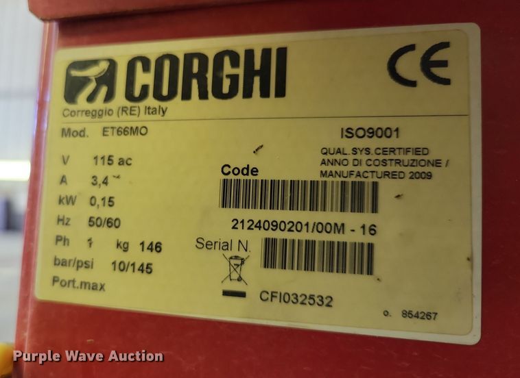 image for item DZ6646 Corghi ET66MO tire balancer