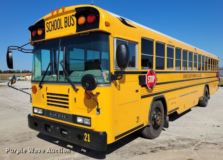 image for item DZ6658 2013 Bluebird school bus