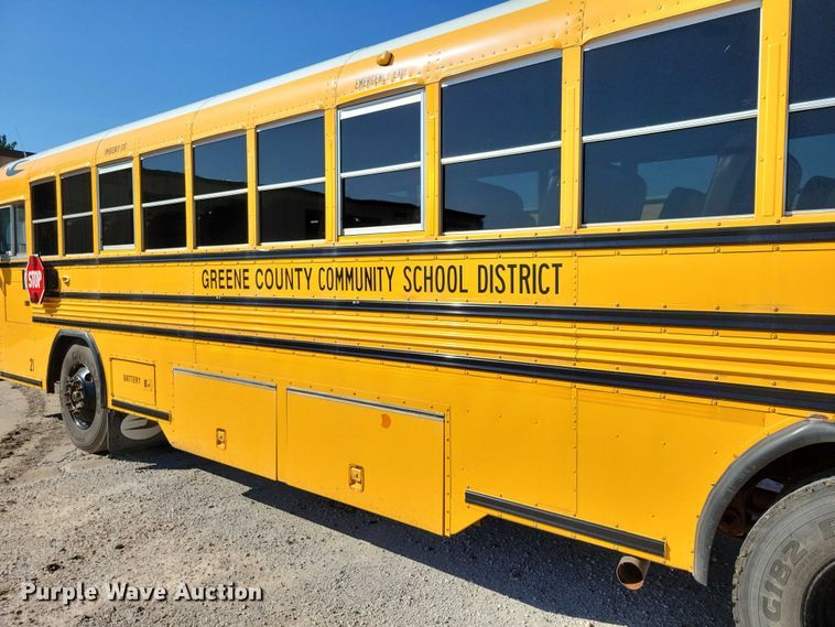 image for item DZ6658 2013 Bluebird school bus