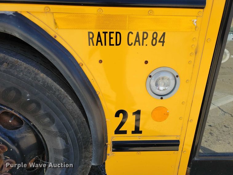 image for item DZ6658 2013 Bluebird school bus