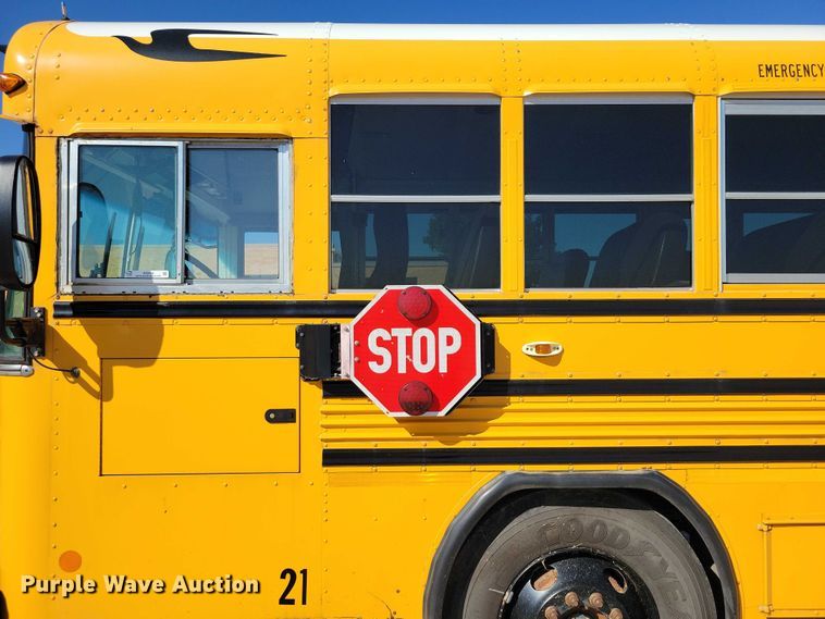 image for item DZ6658 2013 Bluebird school bus