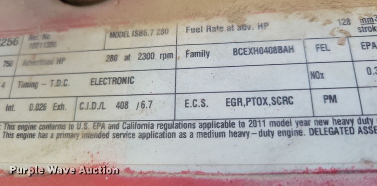 image for item DZ6658 2013 Bluebird school bus