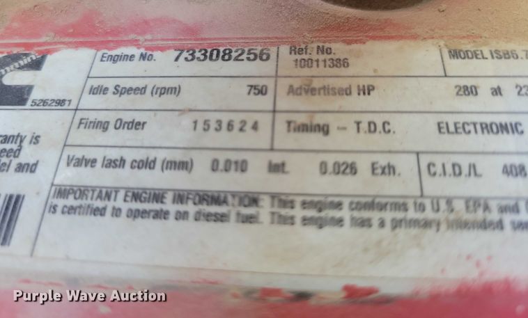 image for item DZ6658 2013 Bluebird school bus