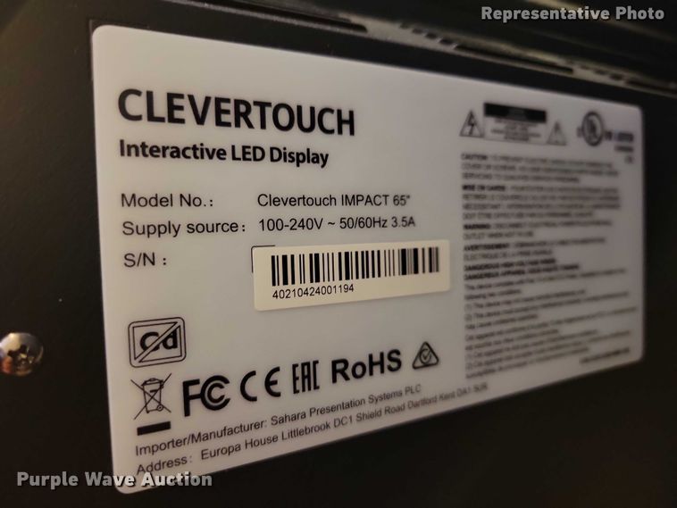 image for item DZ6666 (5) Clevertouch Impact Lux screens