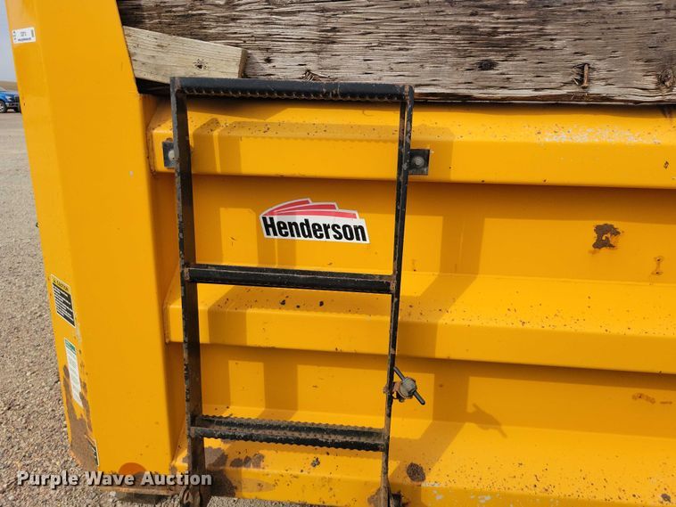 image for item DZ6713 Henderson XD X 15 X 36 dump bed