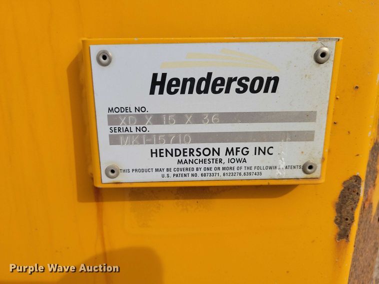 image for item DZ6713 Henderson XD X 15 X 36 dump bed