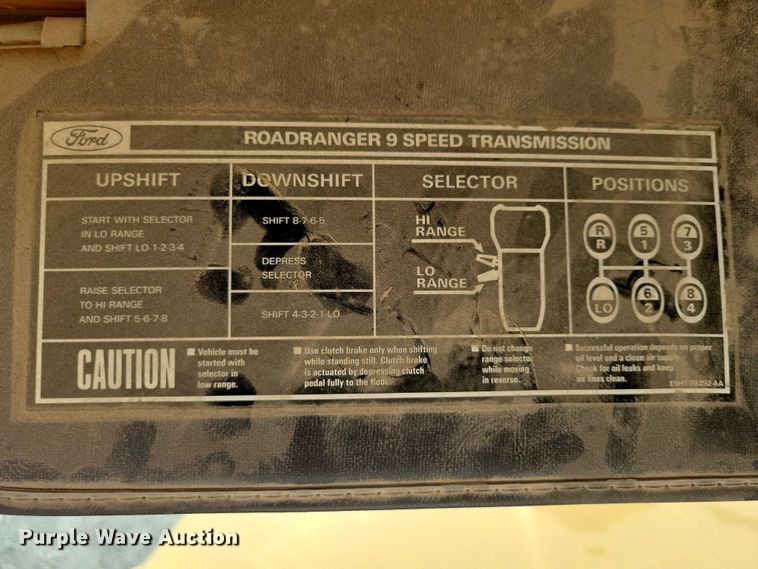 image for item DZ6736 1990 Ford L9000 semi truck