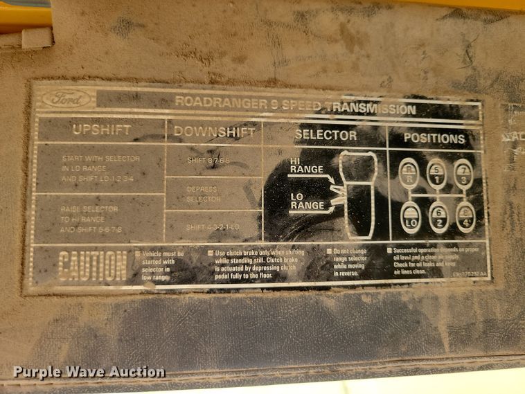 image for item DZ6739 1996 Ford L9000 dump truck