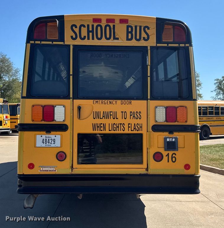 image for item EA1895 2009 Thomas B2 Bus Chassis school bus