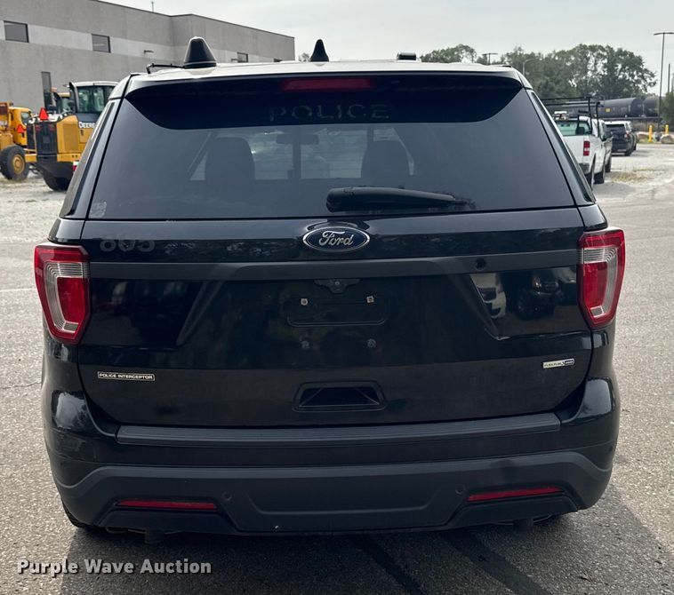 image for item EA1925 2018 Ford Explorer Police Interceptor SUV