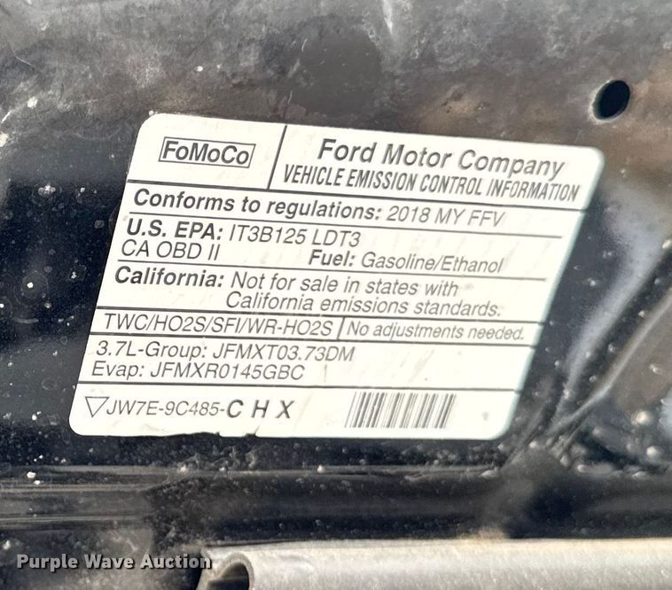 image for item EA1925 2018 Ford Explorer Police Interceptor SUV