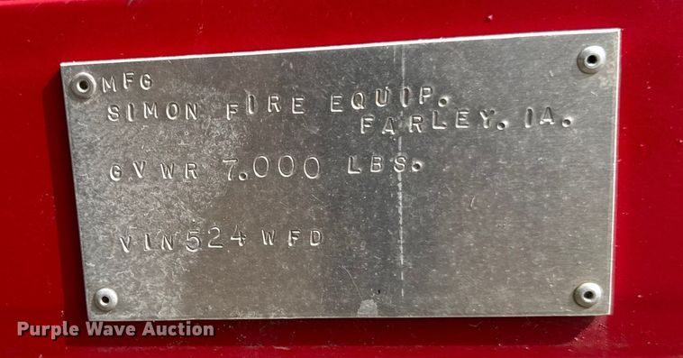 image for item EA1927 Simon Fire Equipment pump