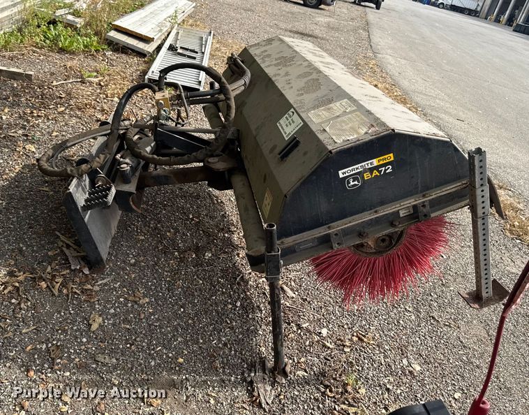 image for item EA1929 John Deere BA72 skid steer broom
