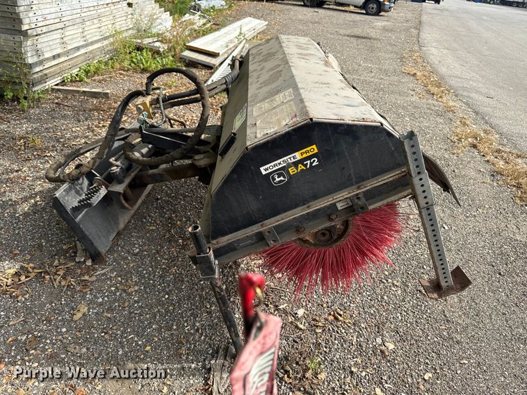 image for item EA1929 John Deere BA72 skid steer broom