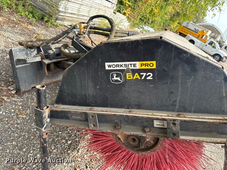 image for item EA1929 John Deere BA72 skid steer broom