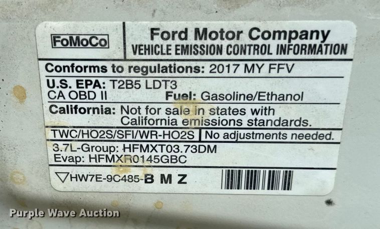 image for item EA1947 2017 Ford Explorer 