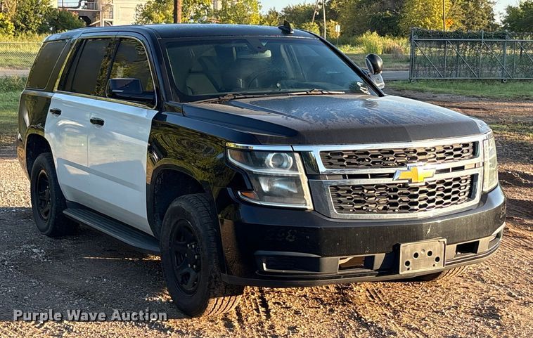 image for item EA7543 2018 Chevrolet Tahoe Police SUV