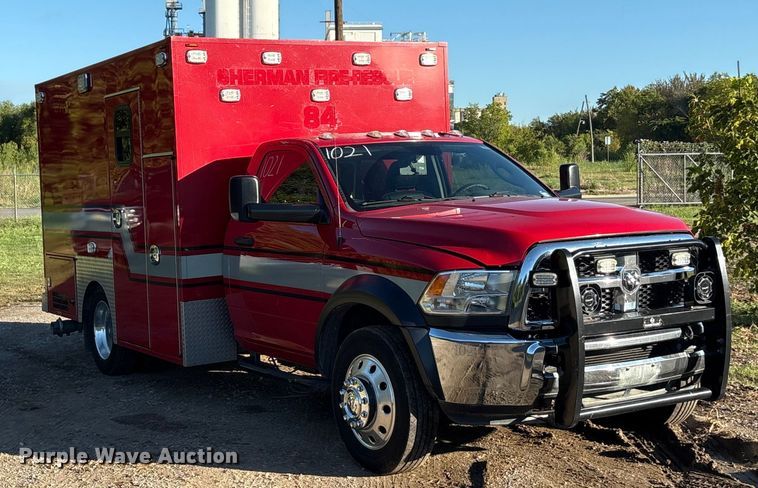 image for item EA7545 2017 RAM 4500HD ambulance