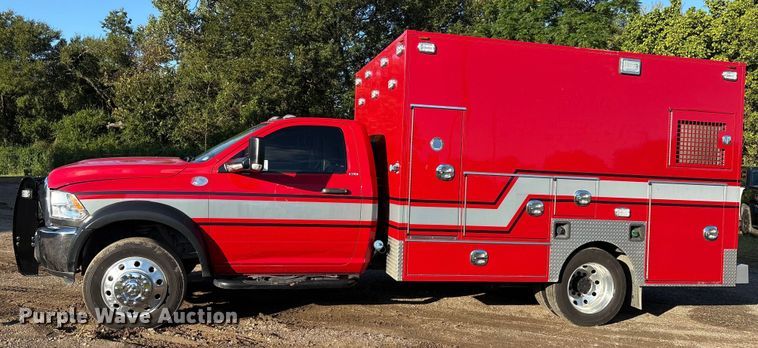 image for item EA7545 2017 RAM 4500HD ambulance