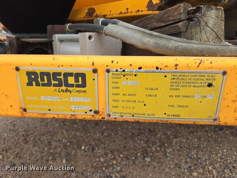 image for item EB1062 2010 Rosco RA-2000 pothole patcher