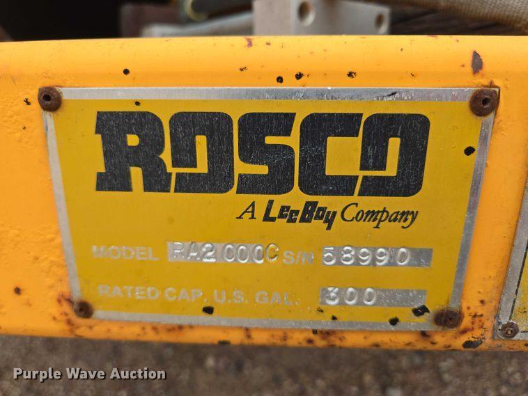 image for item EB1062 2010 Rosco RA-2000 pothole patcher