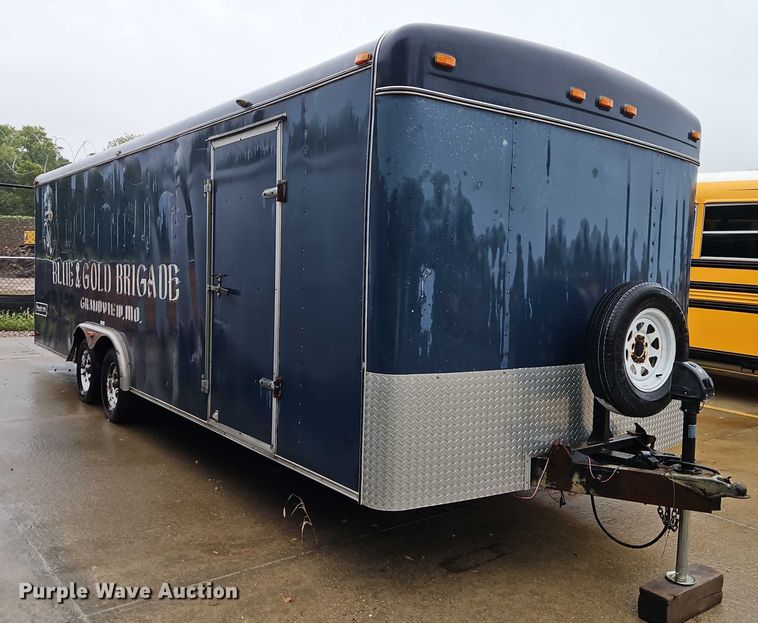 image for item EB8333 1998 Haulmark GS24T2-102 enclosed cargo trailer