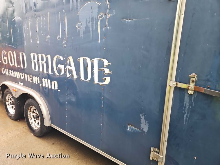 image for item EB8333 1998 Haulmark GS24T2-102 enclosed cargo trailer