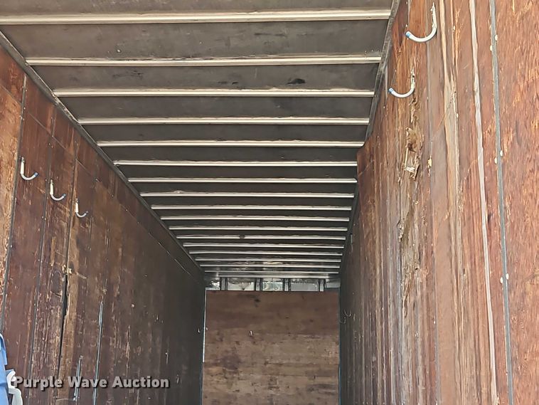 image for item EB8349 1974 Fruehauf FBZ9-F2-40 dry van trailer