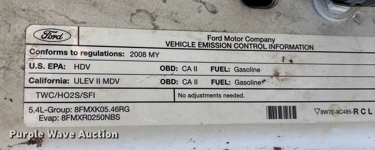 image for item EC8071 2008 Ford F250 Super Duty pickup truck