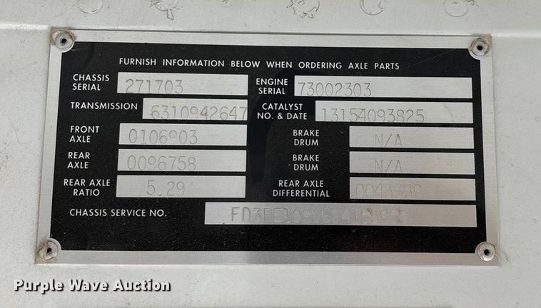 image for item ED2238 2010 Blue Bird All American school bus
