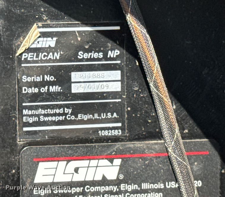 image for item EF2163 2009 Elgin Pelican NP street sweeper