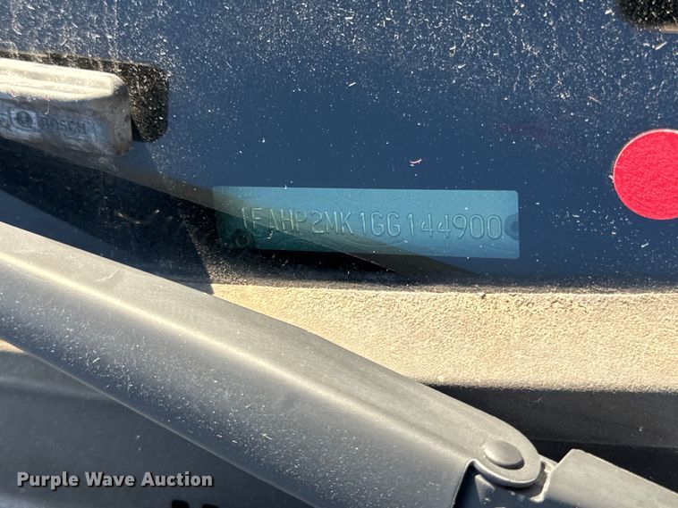 image for item EF2170 2016 Ford Taurus Police Interceptor 