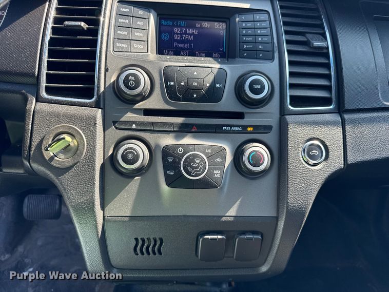 image for item EF2177 2013 Ford Taurus Police Interceptor 