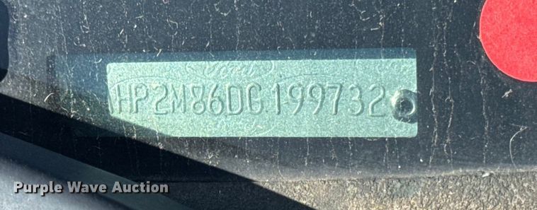 image for item EF2177 2013 Ford Taurus Police Interceptor 