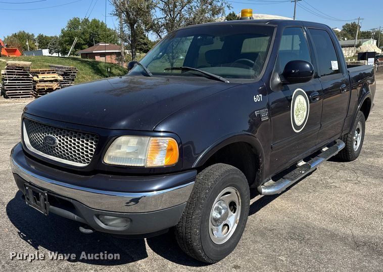 image for item EF2182 2001 Ford F150 SuperCrew pickup truck