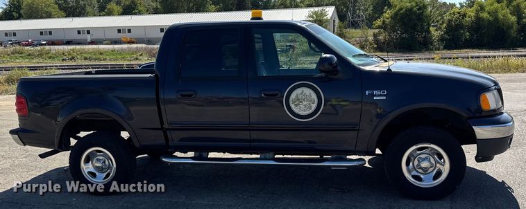 image for item EF2182 2001 Ford F150 SuperCrew pickup truck