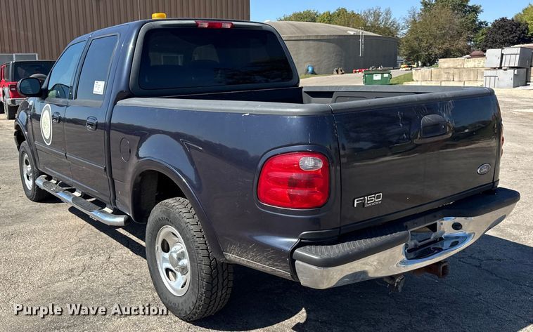 image for item EF2182 2001 Ford F150 SuperCrew pickup truck