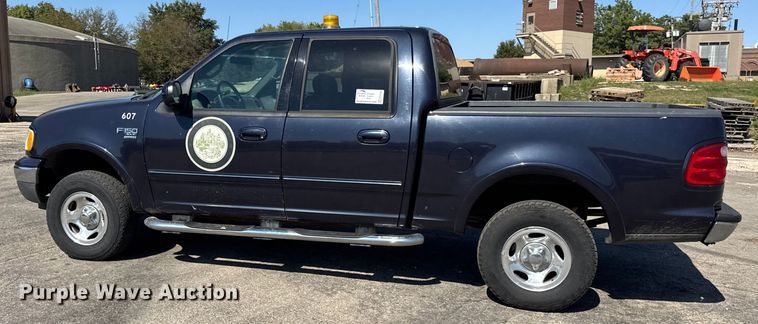 image for item EF2182 2001 Ford F150 SuperCrew pickup truck