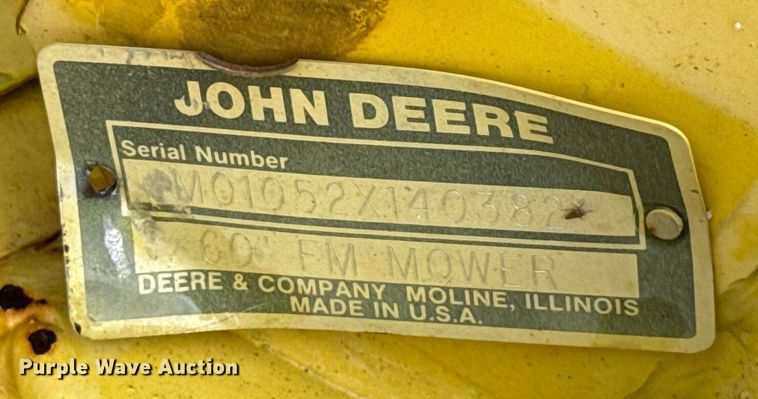 image for item EG8626 1995 John Deere F935 Front Mow lawn mower