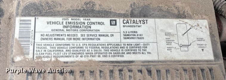 image for item EG8628 2005 Chevrolet Tahoe SUV