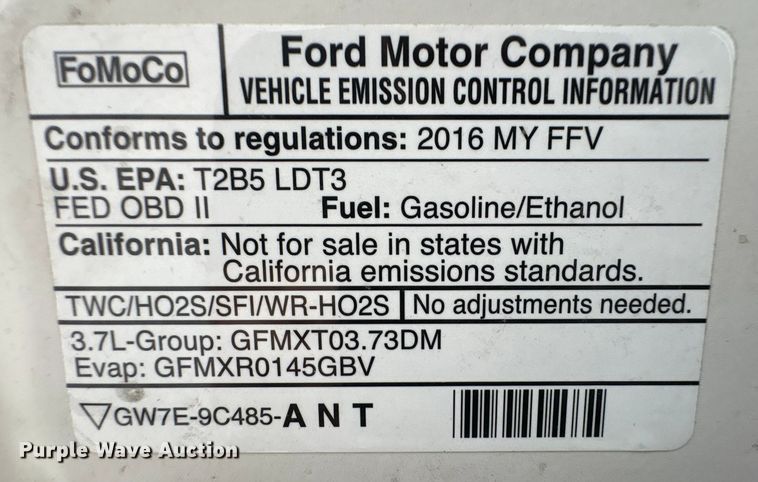 image for item EG8649 2016 Ford Explorer Police SUV