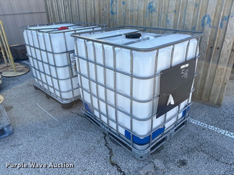 image for item EG8659 (2) 275 gallon totes