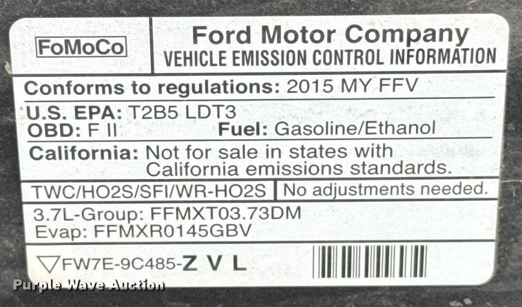 image for item EG8666 2015 Ford Explorer Police SUV