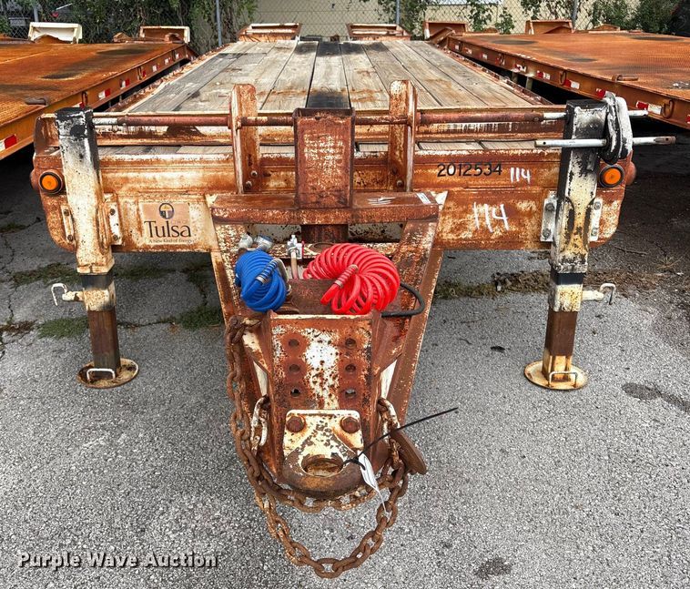 image for item EG8680 2012 Belshe BDT25 equipment trailer