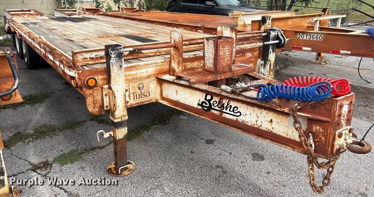 image for item EG8680 2012 Belshe BDT25 equipment trailer
