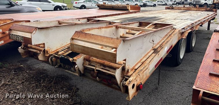 image for item EG8680 2012 Belshe BDT25 equipment trailer